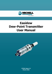 Thumbnail of document Manual - EA34-TX Easidew 34 Dew-Point Transmitter
